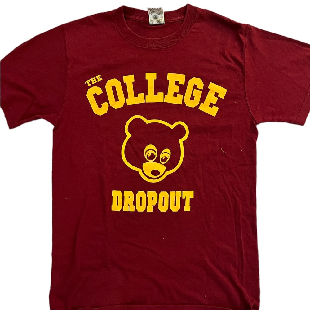 Vintage 2004 Kanye West College Dropout Promo Tee Size Small Fruit of the Loom